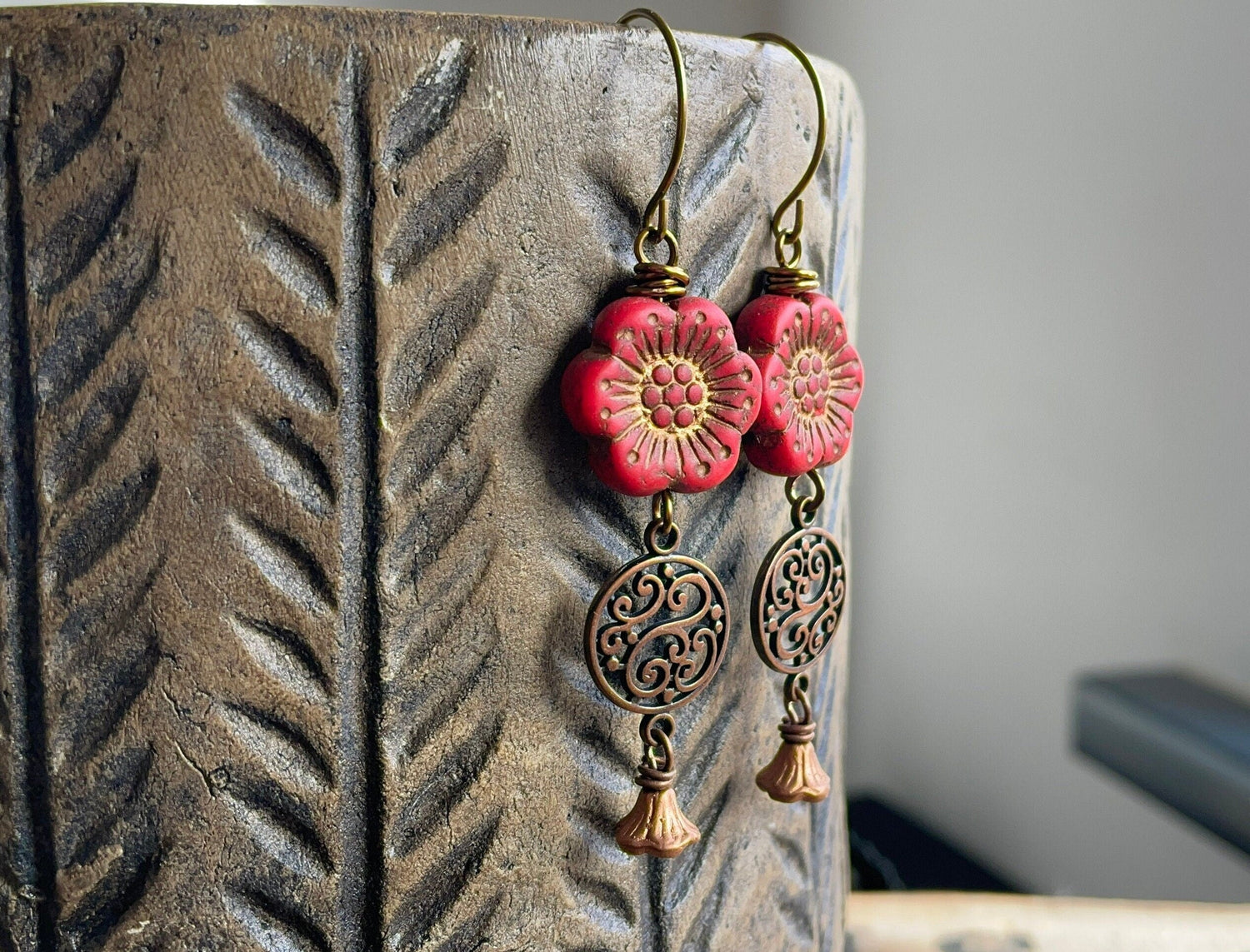 Earrings by Colour ~ Red