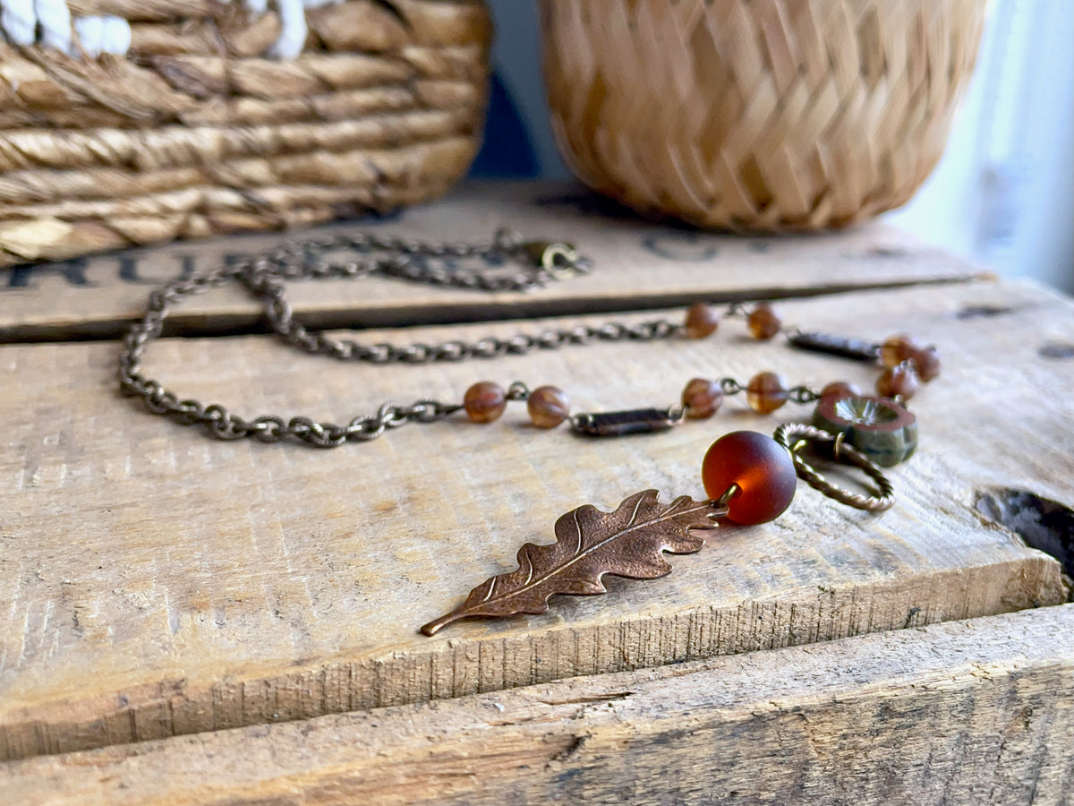 Small Fallen Copper Maple Leaf Necklace | Real Maple Leaf Pendant | Electroformed Nature Jewelry 18 Chain Small Fallen Copper Maple Leaf Necklace | Real Maple Leaf Pendant | Electroformed Nature Jewelry 18 Chain